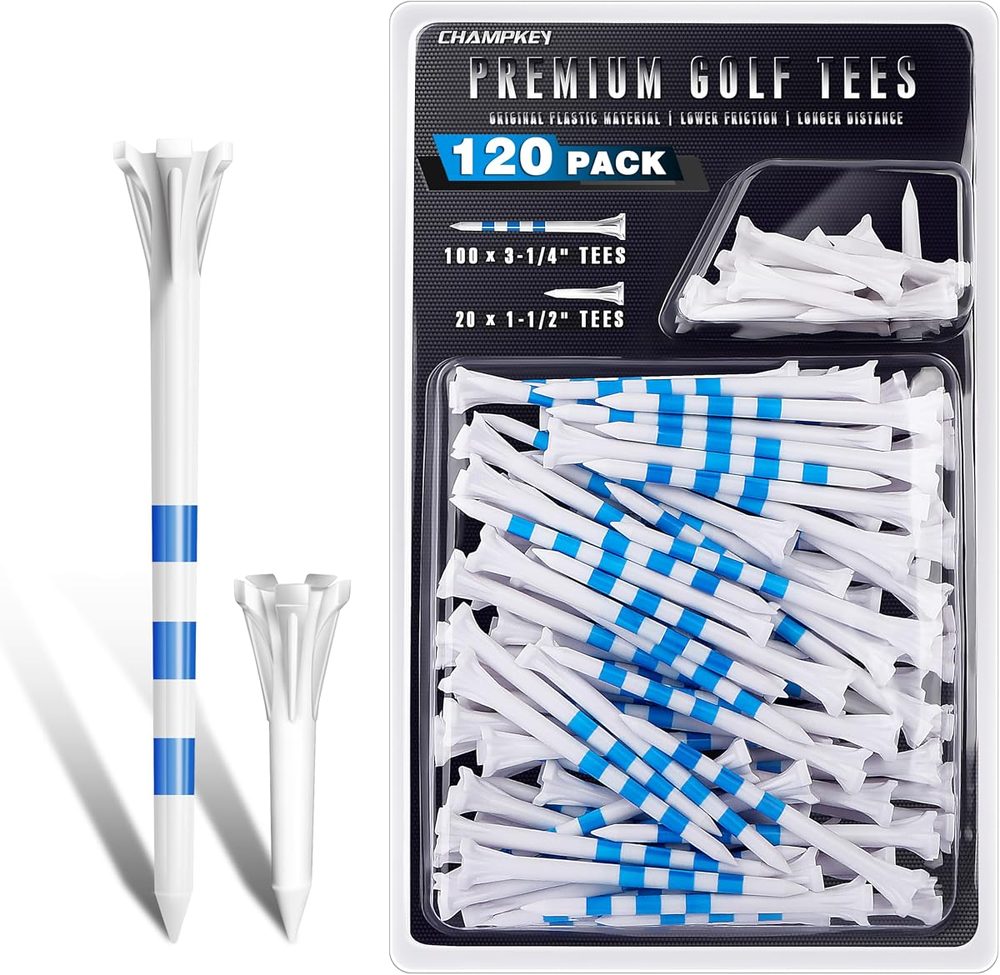 Advanced 5-Prong Plastic Golf Tees 120 Pack view 2