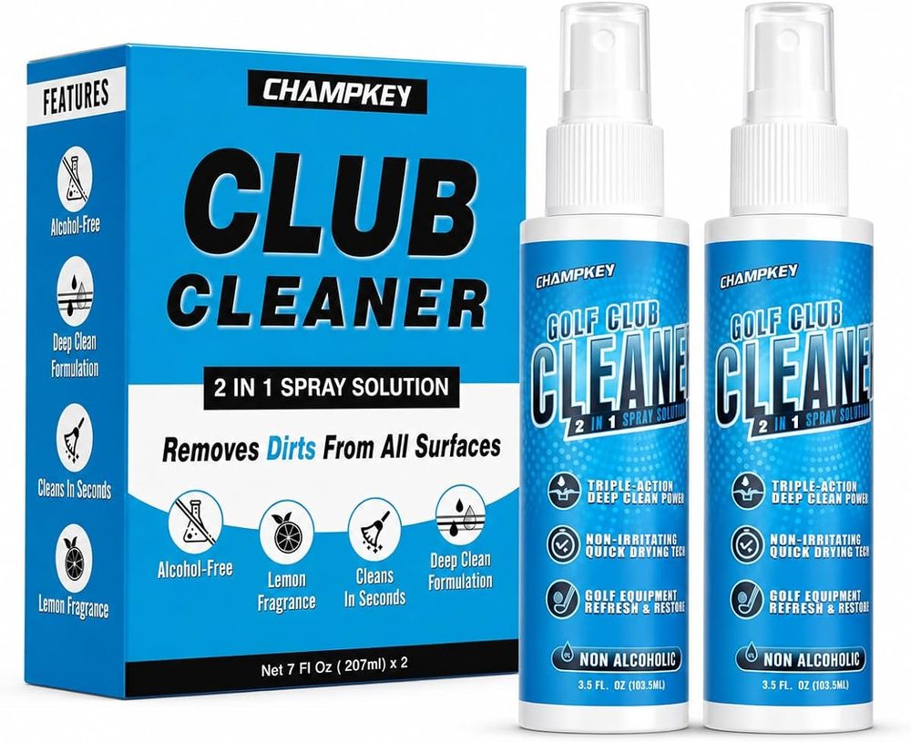 Golf Club Cleaner Spray Solution 2 Pack view 2