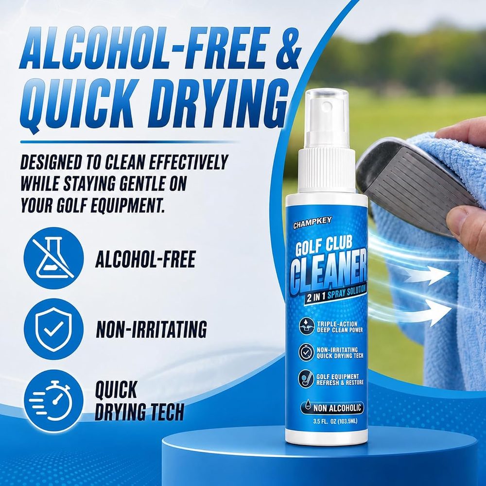 Golf Club Cleaner Spray Solution 2 Pack view 5