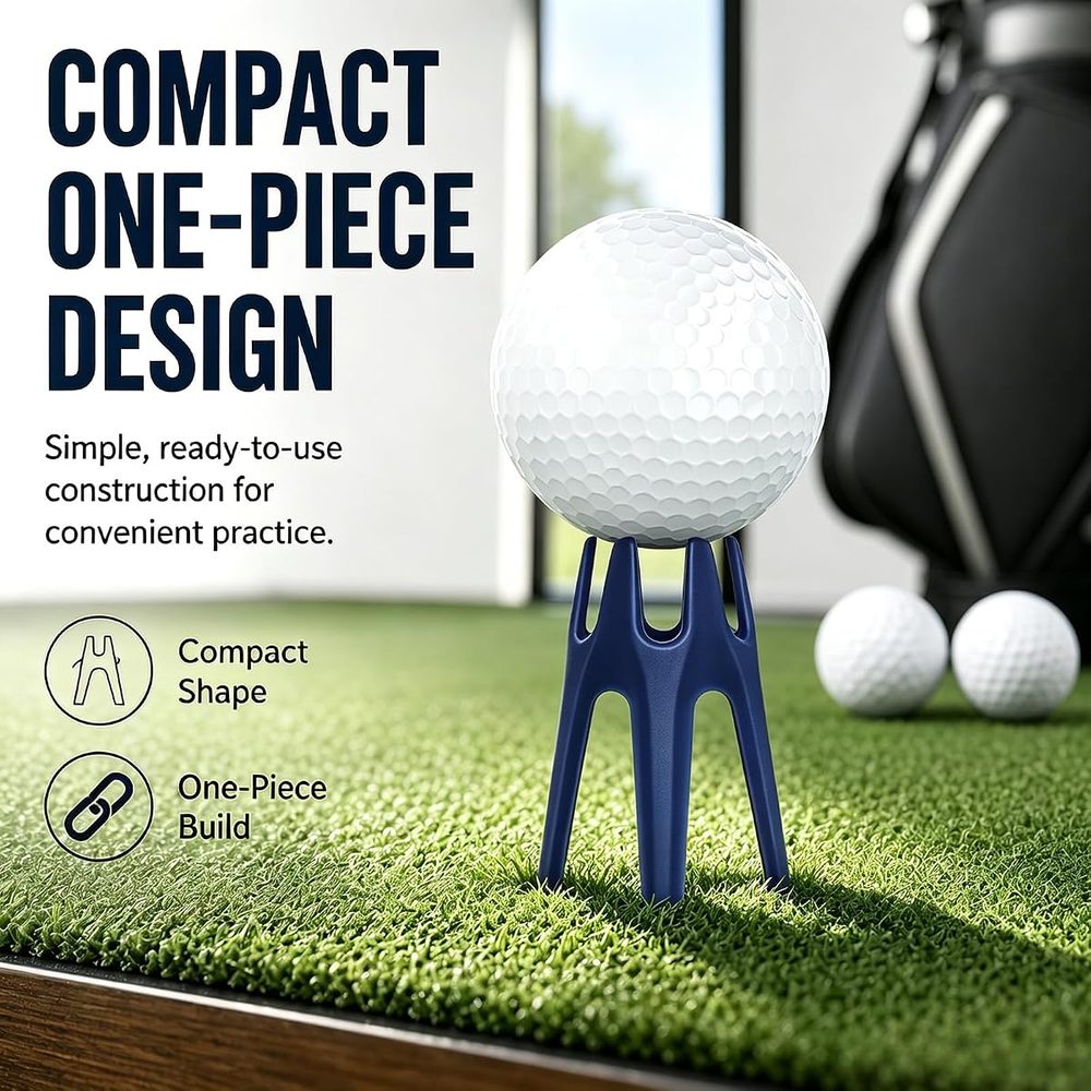 Golf Simulator Tees 49 Pack, 4 Heights view 4