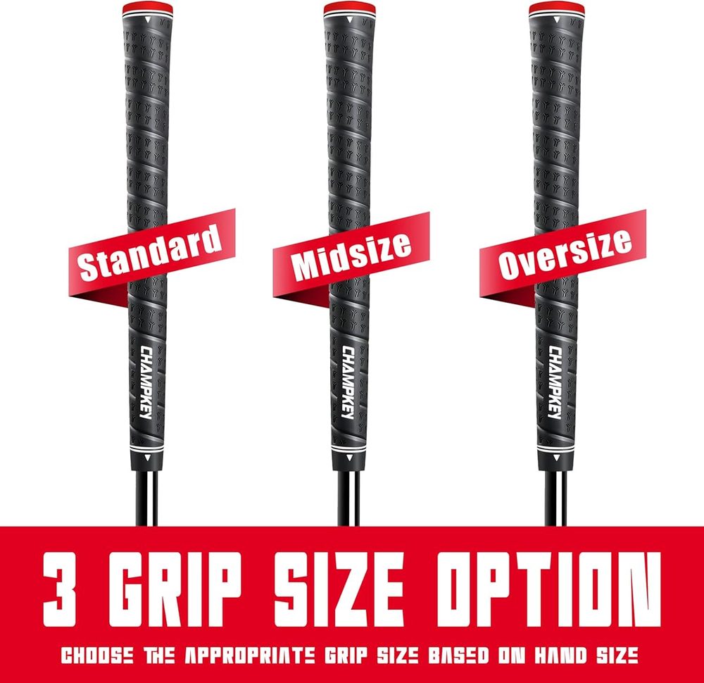 Professional Golf Swing Trainer with Custom Grip Size and 2 Alignment Sticks view 5