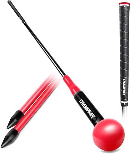 Professional Golf Swing Trainer with Custom Grip Size and 2 Alignment Sticks