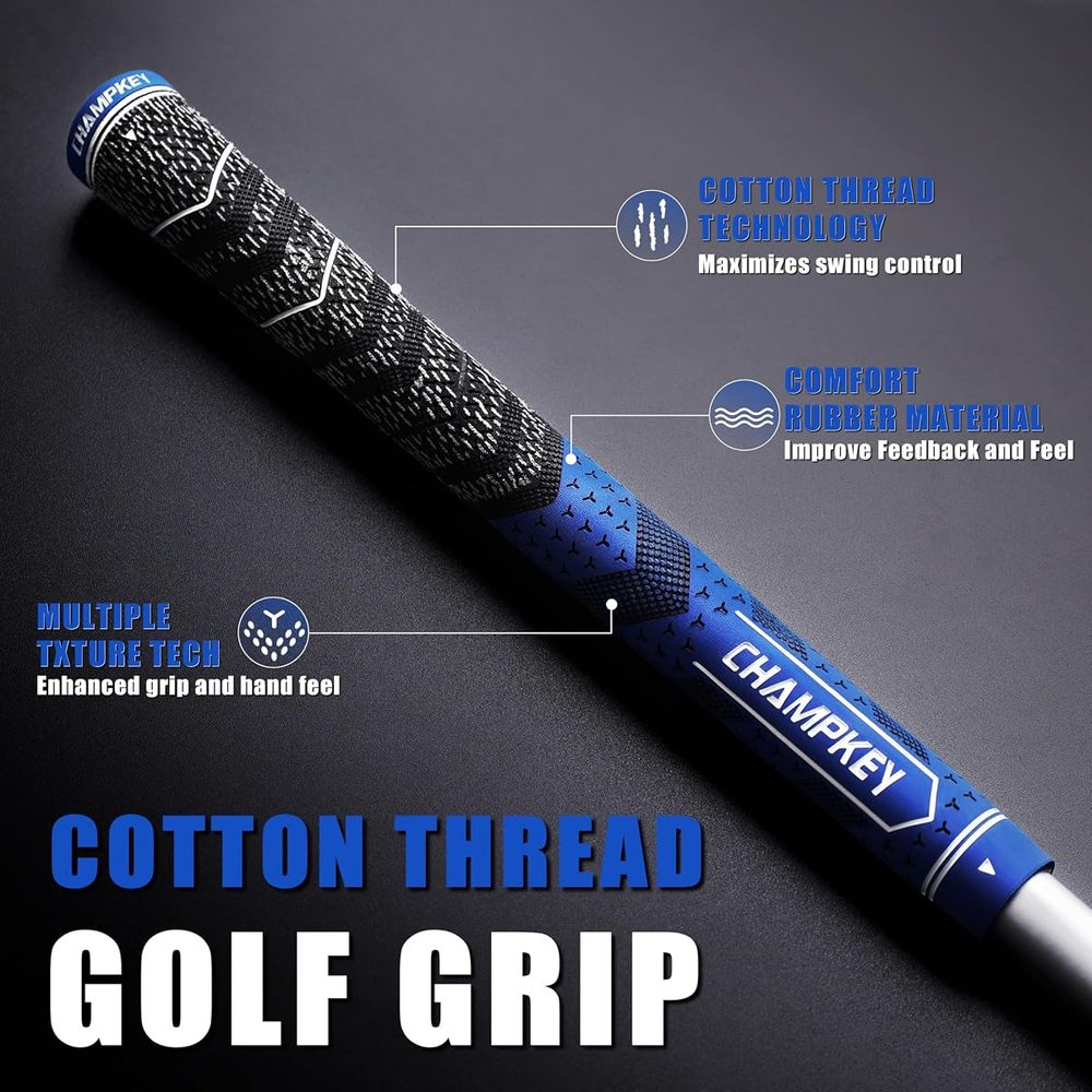 Half Cord Golf Grips 13 Pack with Full Repair Kit view 3