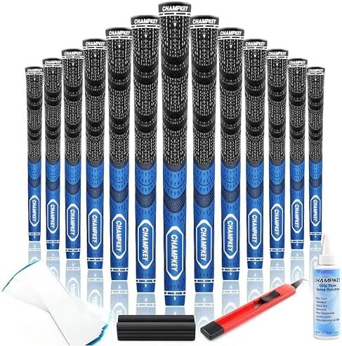 Premium Hybrid Golf Grips 13 Pack with Repair Kits