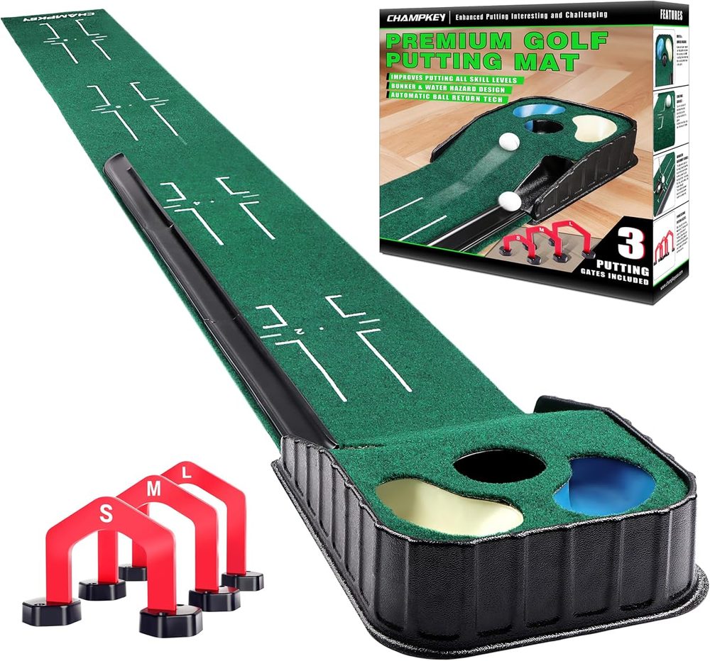 Indoor Golf Putting Green with Advanced Guides