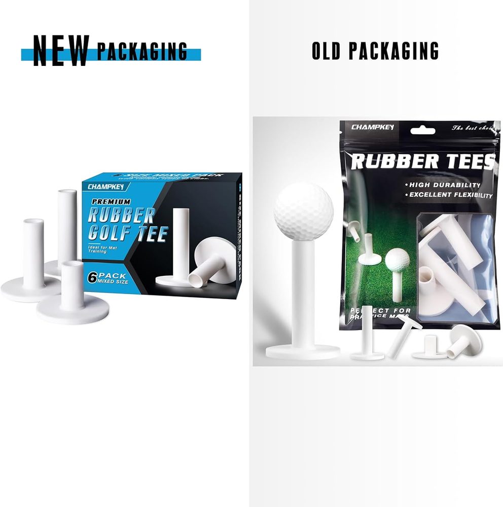 Premium Rubber Golf Tees for Hitting Mats view 3