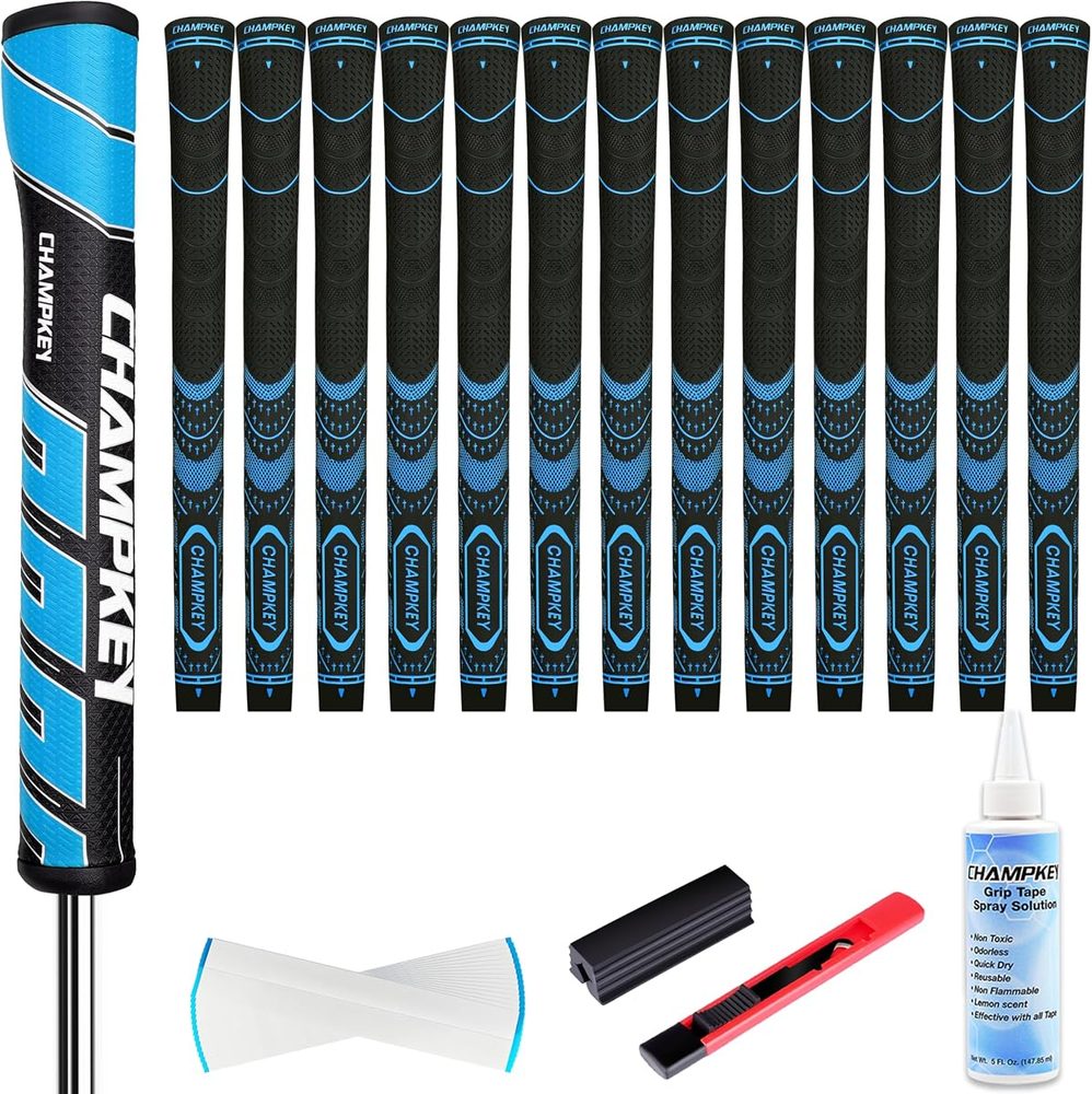Soft Rubber Golf Grips 13 Pack with Putter Grip and Full Repair Kit view 2