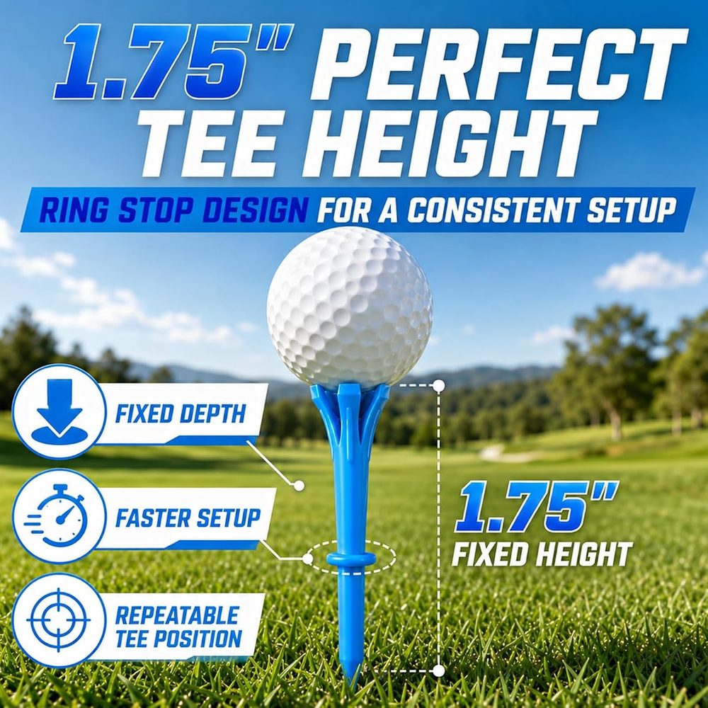 Stepped 5-Prong Golf Tees 150 Pack view 4