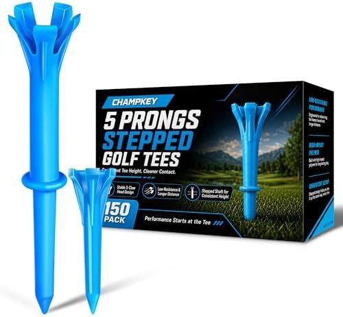Stepped 5-Prong Golf Tees 150 Pack