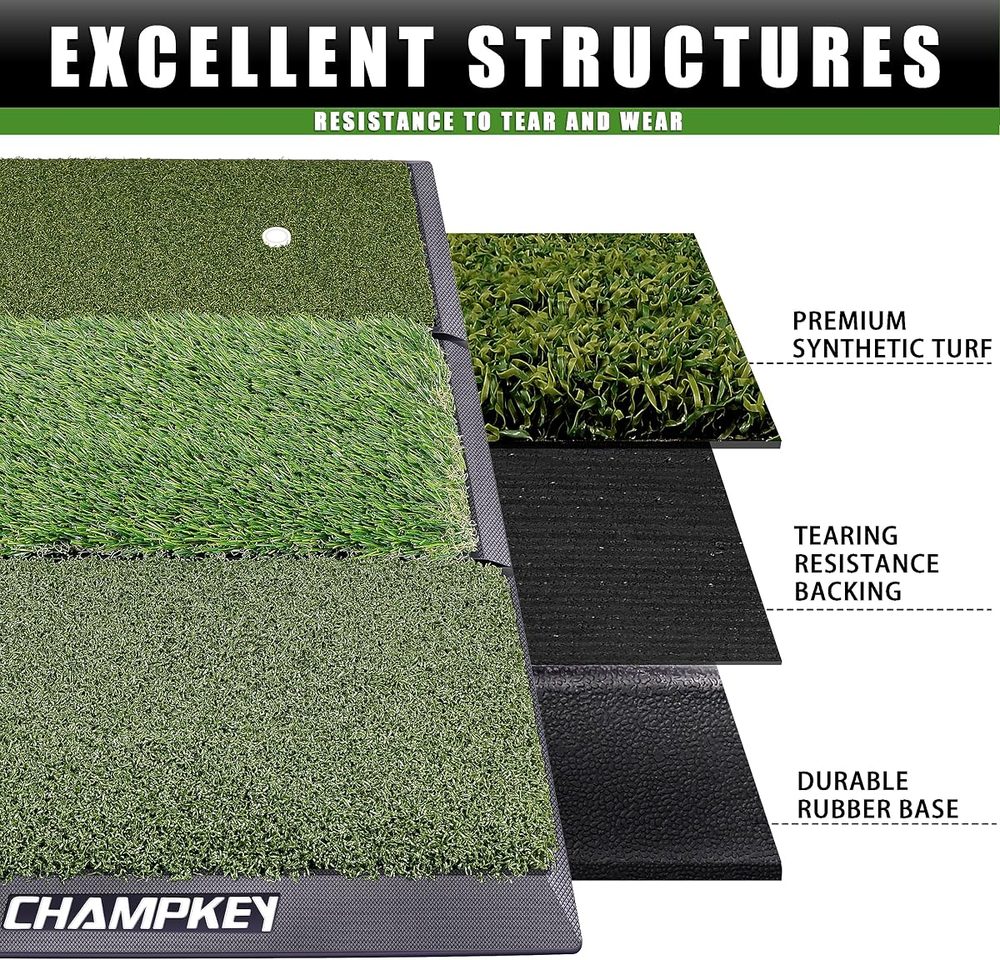 Professional Tri-Turf Golf Hitting Mat view 3
