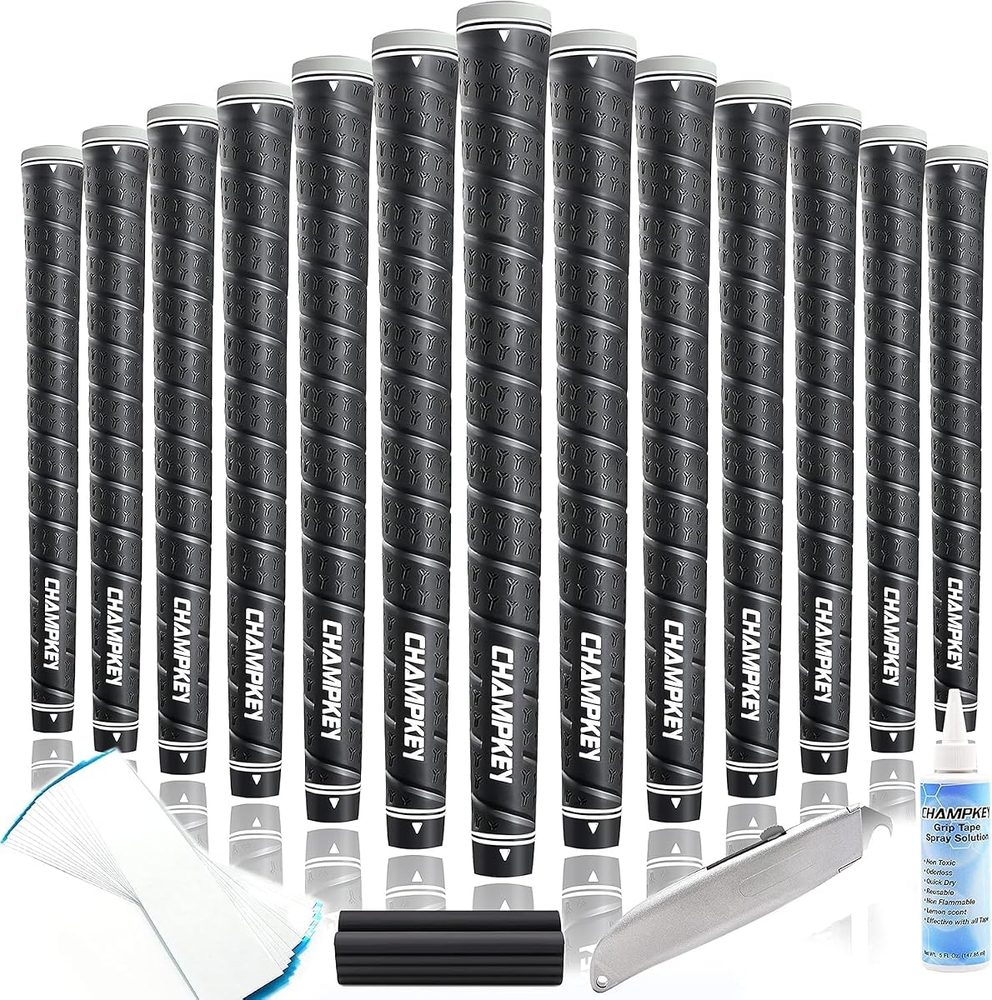WRAP-Y Rubber Golf Grips 13 Pack with Repair Kits